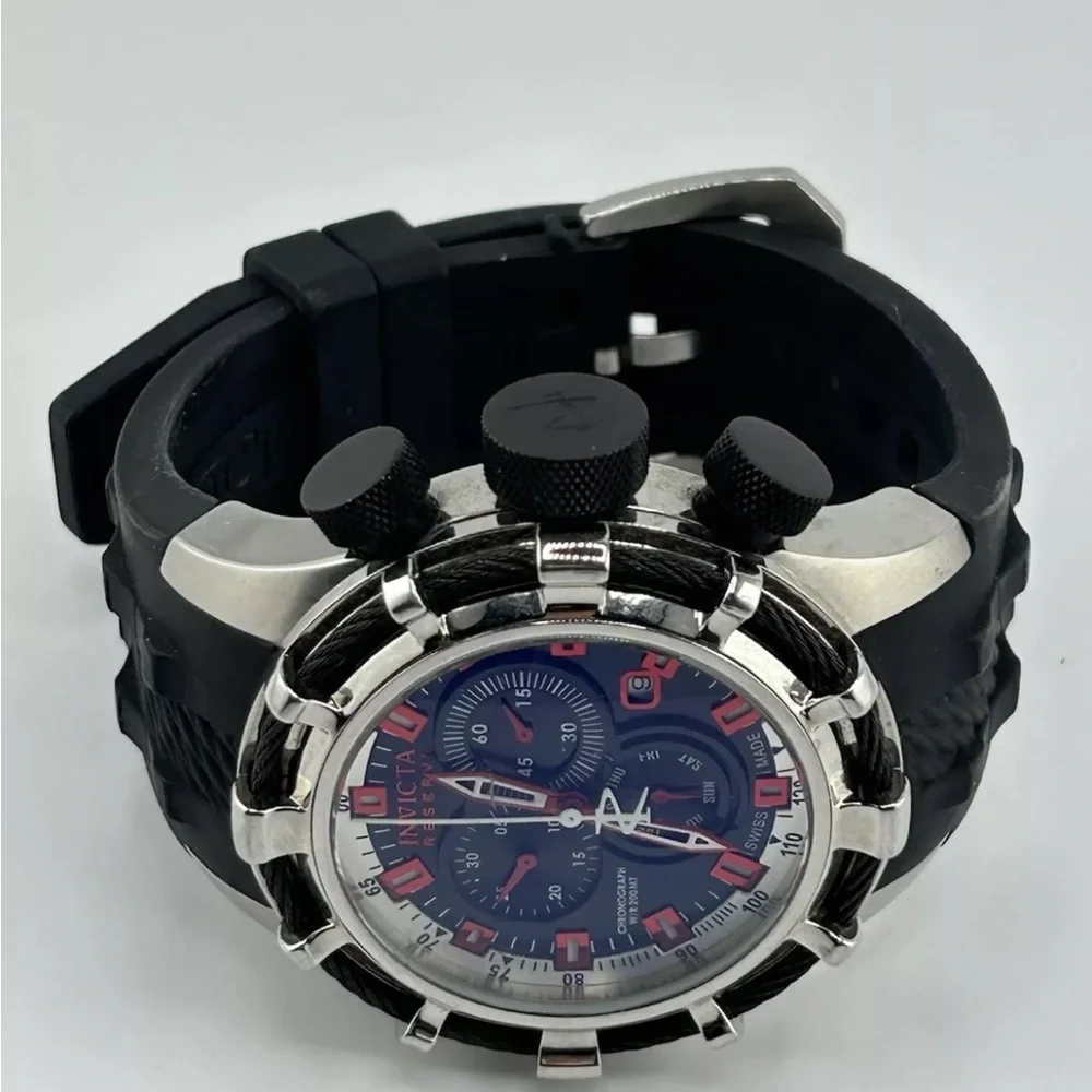 Black and Silver Wearable Smartwatch